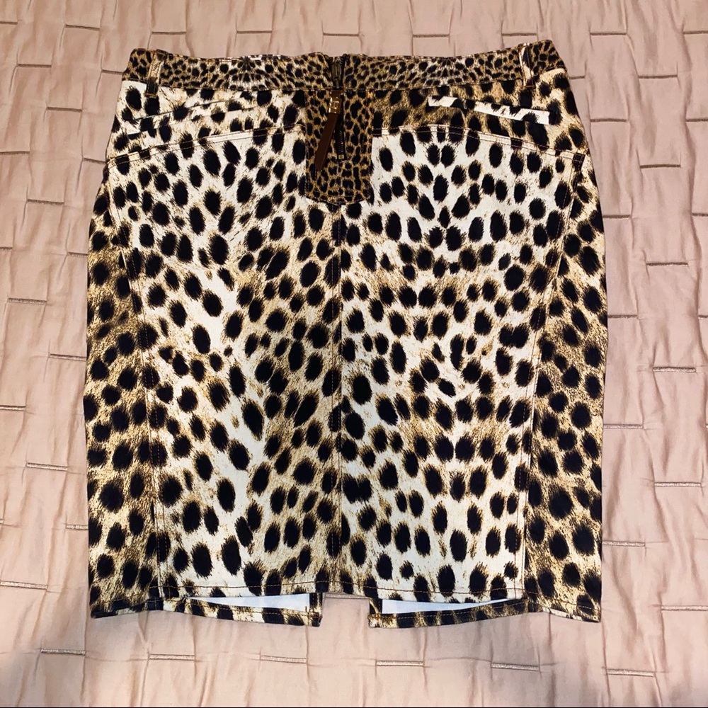 Authentic Cavalli Leopard Skirt